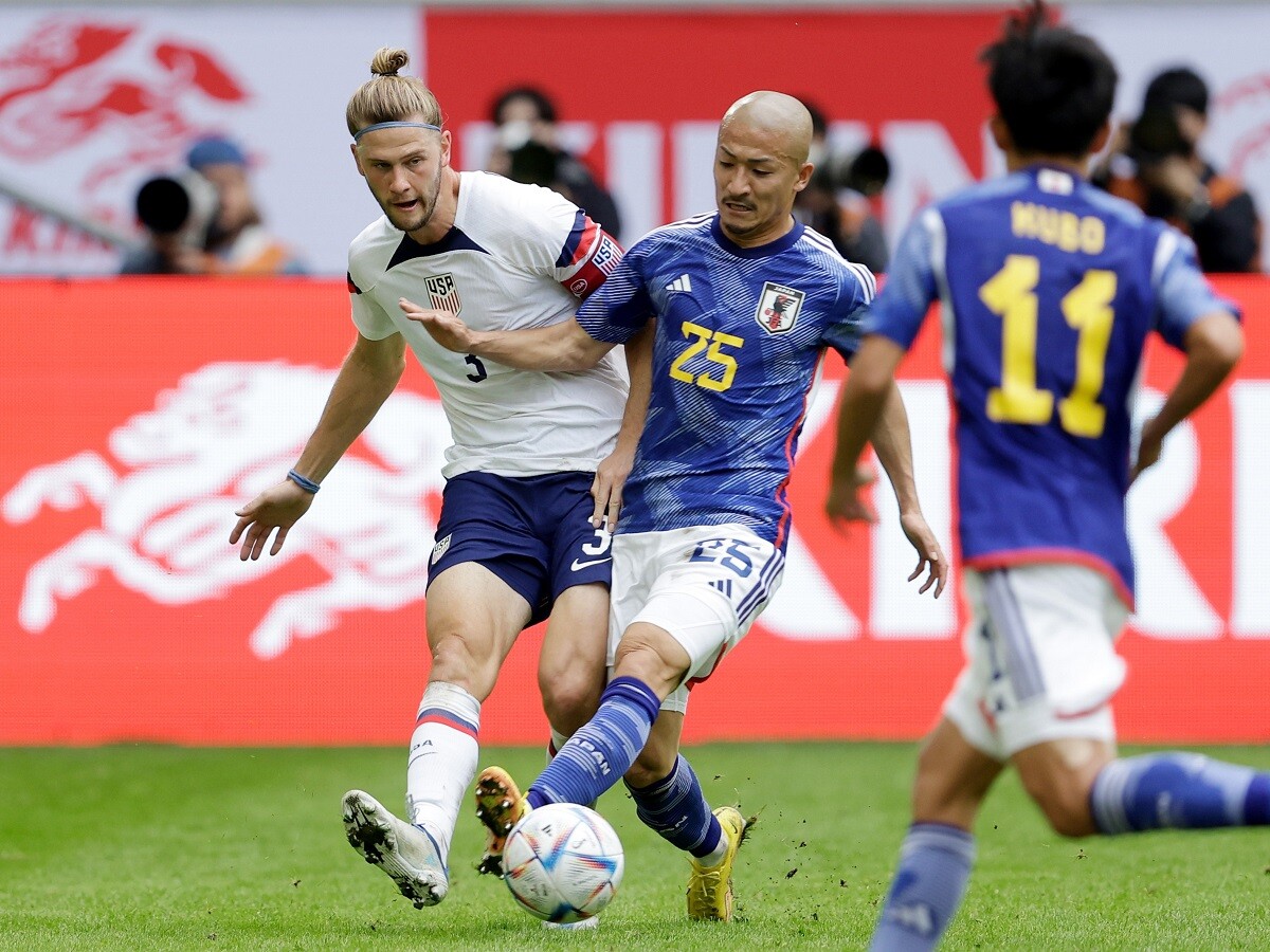 サッカー日本代表、アメリカ戦はカタールＷ杯用に４－２－３－１で新戦術運用か。攻守に従来とは違う現象とデータ