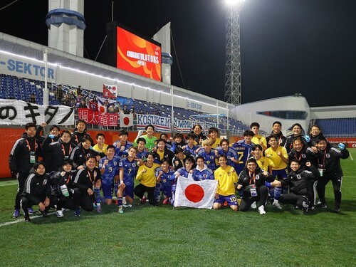 Ｕ－20アジアカップで準決勝に進出。５月のワールドカップ行きを決めた日本代表