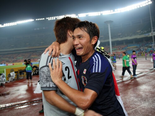 2013年の東アジアカップ優勝に貢献し、日本代表に定着していった青山敏弘
