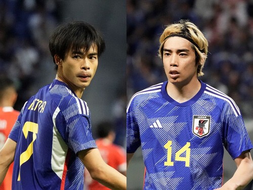 サッカー日本代表はドイツ相手に三笘薫（左）や伊東純也（右）が活躍できる状況を作れるか