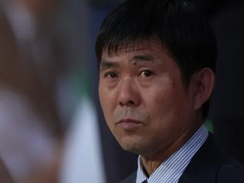 森保一監督は２試合連続で攻撃的３バックをテストした photo by Ushijima Hisato