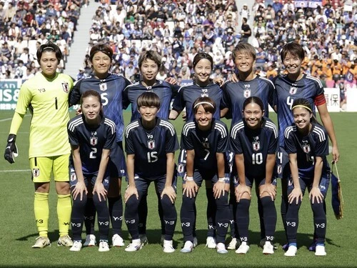 なでしこジャパンはパリ五輪に向けてガーナと強化試合を行なった photo by Fujita Masato
