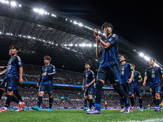 最終予選４試合を、ほぼ同じメンバーで戦っている日本代表　photo by Sueishi Naoyoshi