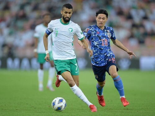 ３年前のカタールＷ杯予選では日本はアウェーでサウジアラビアに０－１で敗れている　photo by Getty Images