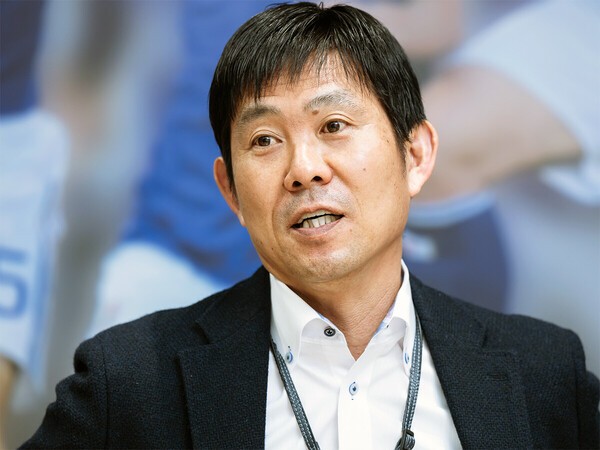 森保一監督に日本代表の選考基準を聞いてみた　photo by Sano Miki