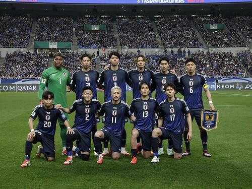 バーレーン戦から先発６人を入れ替えたサウジアラビア戦の日本代表 photo by Fujita Masato