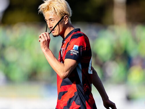 Ｊリーグで今季ここまで３得点の鈴木優磨（鹿島アントラーズ）