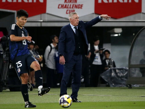 ブラジル国内で急速に批判の声が高まっているカルロ・アンチェロッティ監督 photo by Yamazoe Toshio