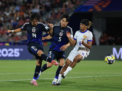 Ｕ－20ワールドカップのラウンド16、日本はフランスを圧倒していたが...　photo by Buda Mendes-FIFA/FIFA via Getty Images