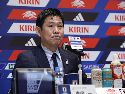 ガーナ戦、ボリビア戦のメンバーを発表する森保一日本代表監督 photo by Fujita Masato