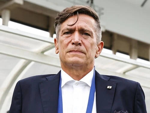 なでしこジャパンを率いるニルス・ニールセン監督　photo by AFLO