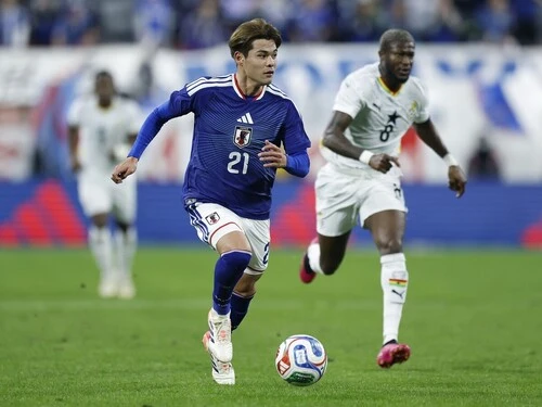 ガーナ戦で活躍した佐野海舟photo by Nakashima Daisuke