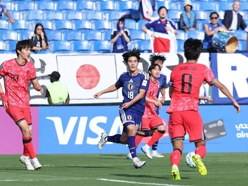 サウジアラビアで行なわれているAFC U23アジアカップ。日本のサポーターの姿も見られるphoto by Hiroyuki Sato