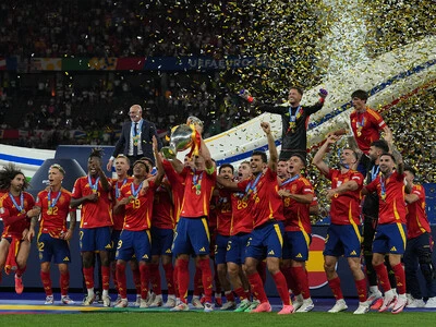 2024年にユーロを制したスペイン。ワールドカップでも優勝候補の筆頭に挙げられている photo by Kazuhito Yamada/Kaz Photography