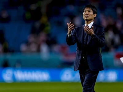 カタールワールドカップでは日本を決勝トーナメントに導いた森保一監督 photo by JMPA