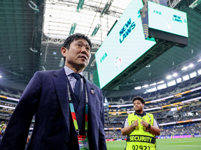 トニーニョ・セレーゾやアルシンドから手腕を高く評価された森保一監督 photo by JMPA