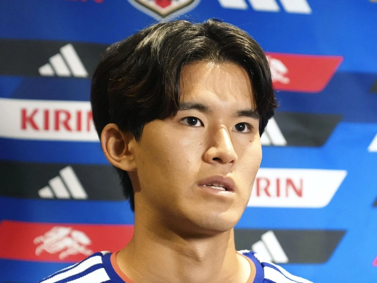 2030年ワールドカップ優勝を公言する後藤啓介　photo by Kyodo News