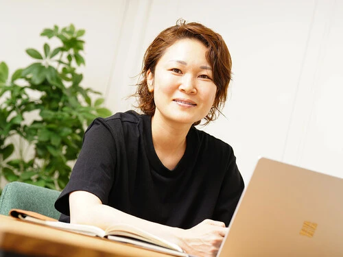 現在の仕事について語ってくれた、元なでしこジャパンの阪口夢穂さん photo by Noriko Hayakusa