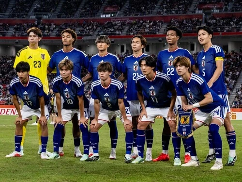 アジア大会で銀メダルを獲得したＵ－21日本代表　photo by Miki Sano