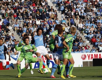 今季勝ち星のなかったジュビロ磐田に０－４で負けた湘南ベルマーレ。
