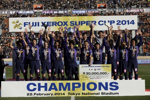 ゼロックス・スーパーカップを制した昨シーズンの王者・広島