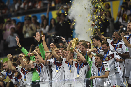 ブラジルW杯ではドイツ代表が24年ぶり４度目の優勝を果たした