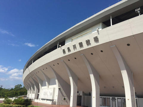 FC岐阜のホームスタジアム、長良川競技場