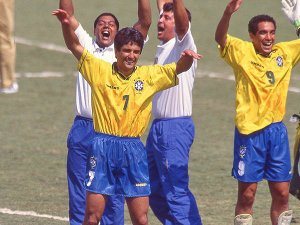 1994年、アメリカＷ杯でブラジルの優勝に貢献したベベット photo by Yamazoe Toshio