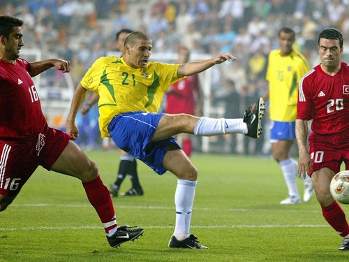 2002年Ｗ杯で優勝したブラジル代表の一員だったルイゾン photo by Yamazoe Toshio