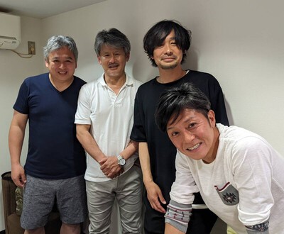 左から山田隆裕さん、平澤政輝さん、森崎嘉之さん、右手前が江原淳史さん