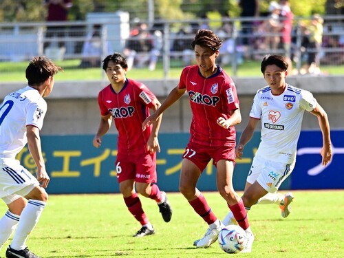 平畠啓史さんが「サッカーの楽しさが伝わってくる」と語る、ファジアーノ岡山のMF佐野航大