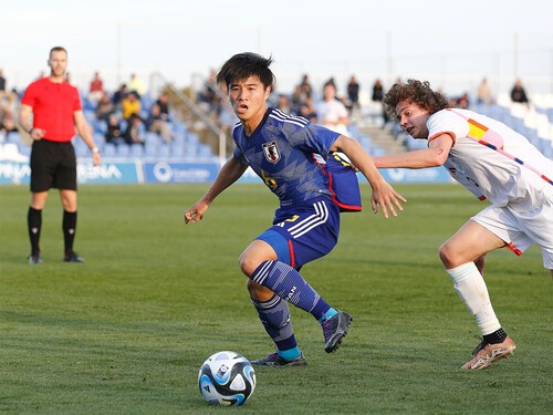 ドイツ、ベルギーと対戦したＵ－22日本代表でも存在感を示した川﨑颯太