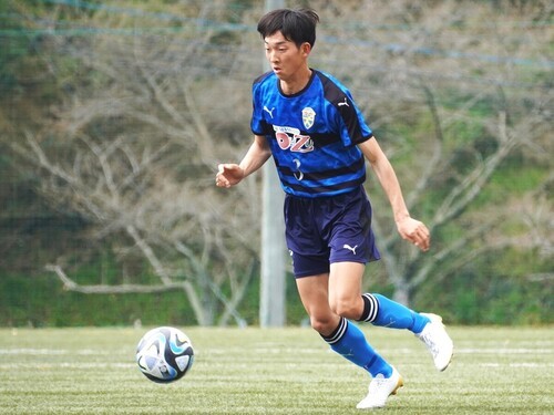 大津のDF田辺幸久 photo by Tsuchiya Masashi
