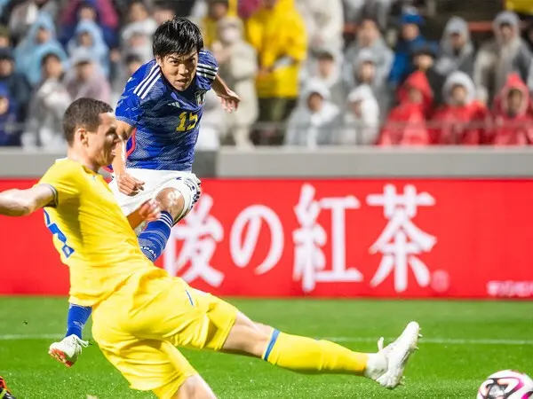 U-23ウクライナ戦ではゴールも決めたが...　photo by Sano Miki