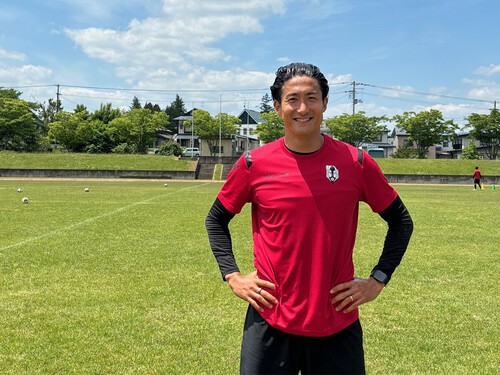 今季、J3のいわてグルージャ盛岡に加入した都倉賢