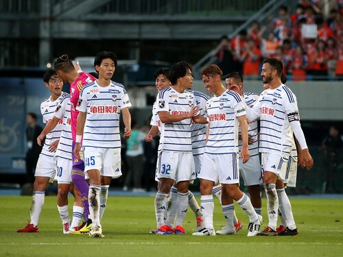 ルヴァンカップ準決勝で川崎フロンターレを下して決勝へ駒を進めたアルビレックス新潟　photo by Yamazoe Toshio