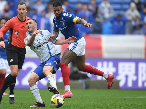 第６節のガンバ大阪戦を２－０と勝利した横浜Ｆ・マリノスだが...　photo by J.LEAGUE/J.LEAGUE via Getty Images