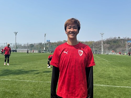 今季から京都サンガF.C.に加入した長沢駿