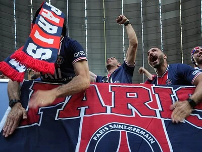 チャンピオンズリーグ決勝ではスタジアムのあちこちに「PARIS」の文字が掲げられていた photo by Kazuhito Yamada/Kaz Photography