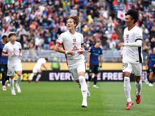 インテル相手に先制した浦和レッズだったが...　photo by Getty Images