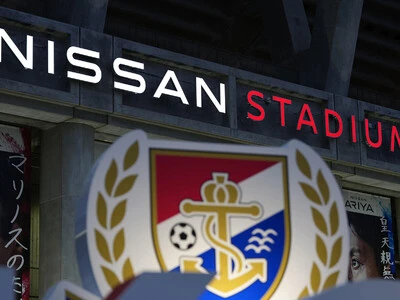 日産が撤退の検討に入ったとされる横浜Ｆ・マリノスの本拠地、日産スタジアム photo by Kyodo News
