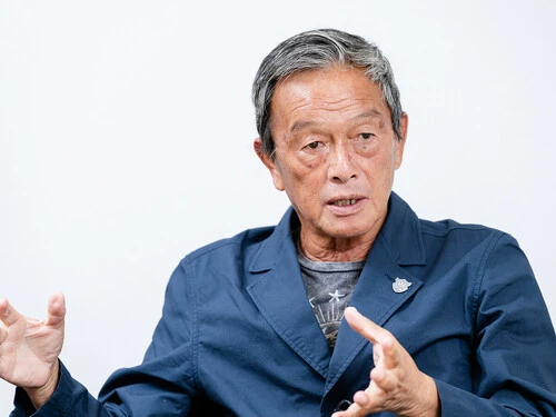 木村和司氏のさまざまな伝説について語ってくれた金田喜稔氏　photo by Miki Sano