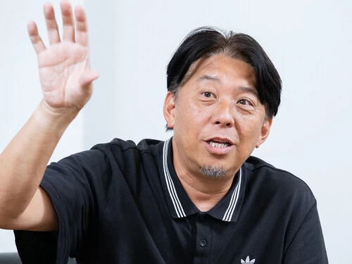 読売クラブのアカデミー時代について語る冨樫剛一氏　photo by Sano Miki