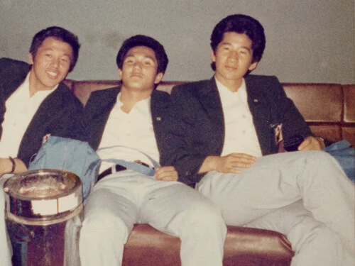 ユース代表当時の木村和司氏（写真一番右）　写真提供：（有）シュート