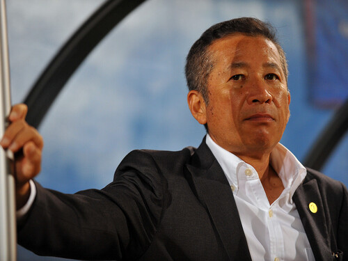 2010年から２年間、横浜Ｆ・マリノスの指揮を執った木村和司氏　photo by J.LEAGUE/J.LEAGUE via Getty Images
