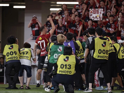 試合は鹿島アントラーズが横浜Ｆ・マリノスに逆転勝利を収めた photo by Fujita Masato