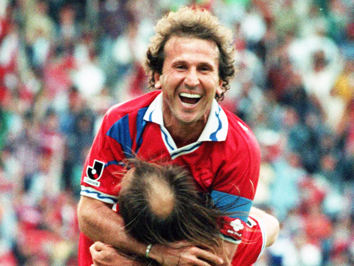 【Ｊリーグ】ジーコはいつも全身でゴールの歓喜を表現した　「全力でプレーしなければ、サッカーに対しても礼を欠くことになってしまう」