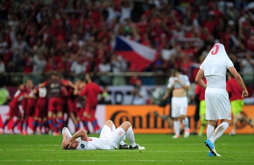 チェコに０－１で負け、グループリーグ敗退が決まったポーランド