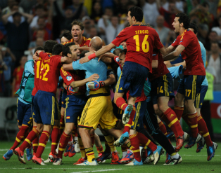 【EURO】スペイン三冠に王手も「ポルトガル戦はラッキーだった」