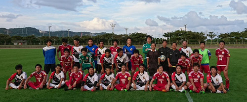 ConIFAの公式試合が初めてアジアで行なわれた。FCコリアと琉球代表の選手たち